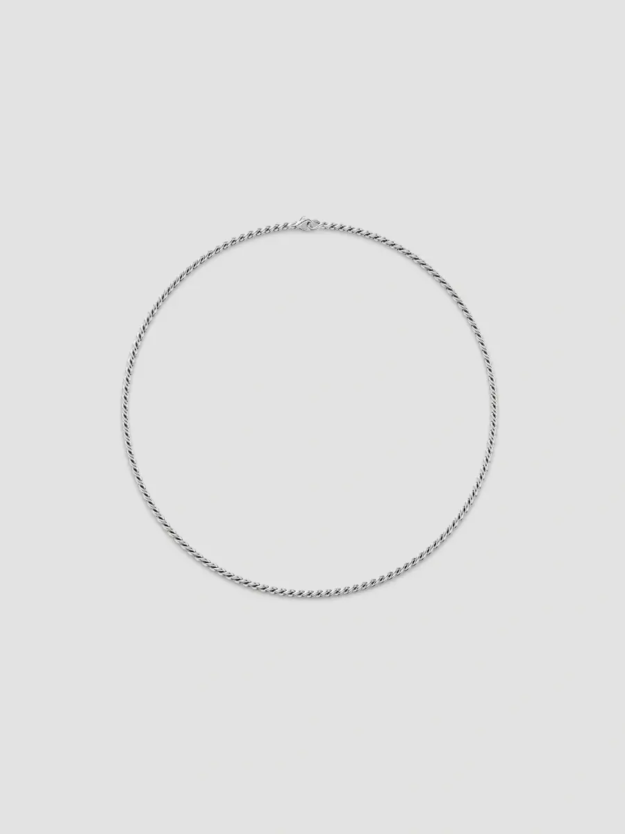 David Yurman Men's Sculpted Cable Chain Necklace in Sterling Silver, 3.7MM | Thumbnail 4 David Yurman Men's Sculpted Cable Chain Necklace in Sterling Silver, 3.7MM | Thumbnail 4