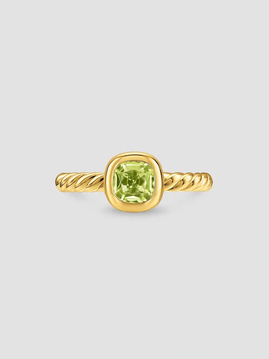 David Yurman Women's DY Mercer Color Cable Ring in 18K Yellow Gold | Thumbnail 3 David Yurman Women's DY Mercer Color Cable Ring in 18K Yellow Gold | Thumbnail 3