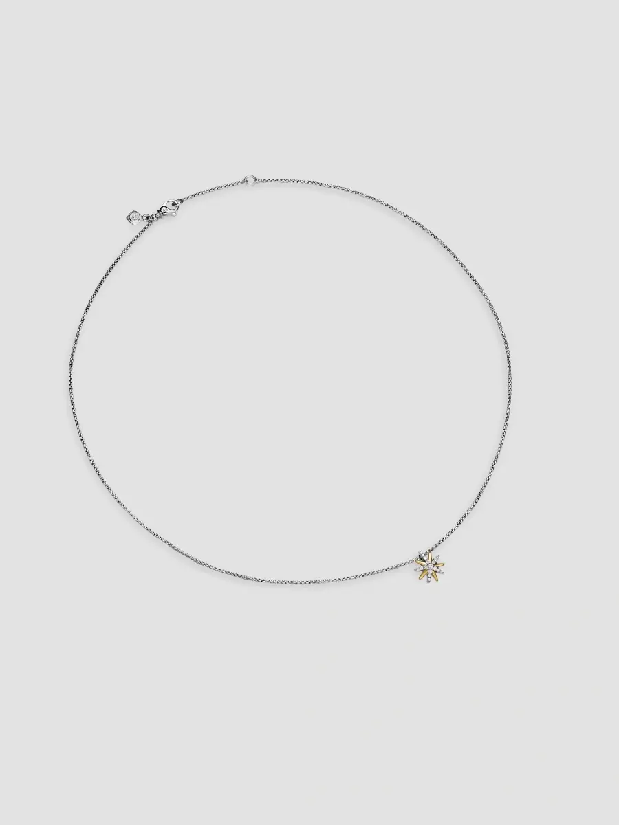 David Yurman Women's Starburst Station Necklace in Sterling Silver - Silver Multi | Thumbnail 2 David Yurman Women's Starburst Station Necklace in Sterling Silver - Silver Multi | Thumbnail 2