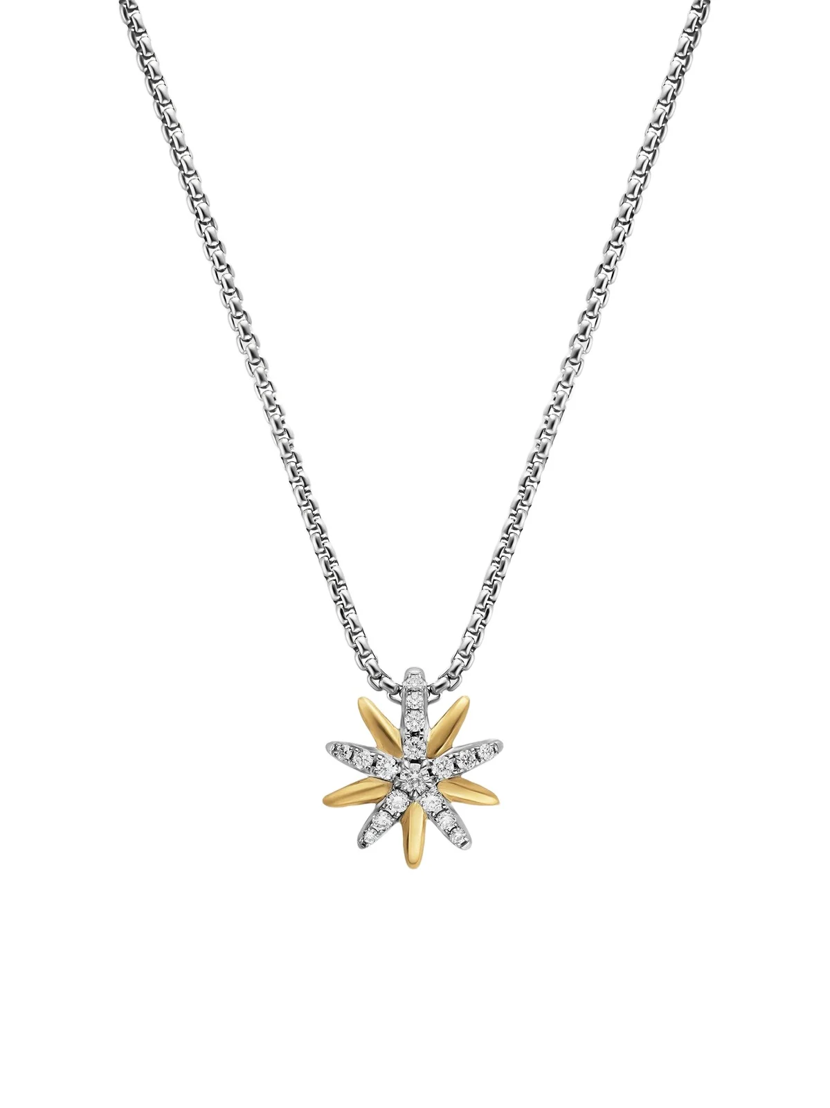 David Yurman Women's Starburst Station Necklace in Sterling Silver - Silver Multi