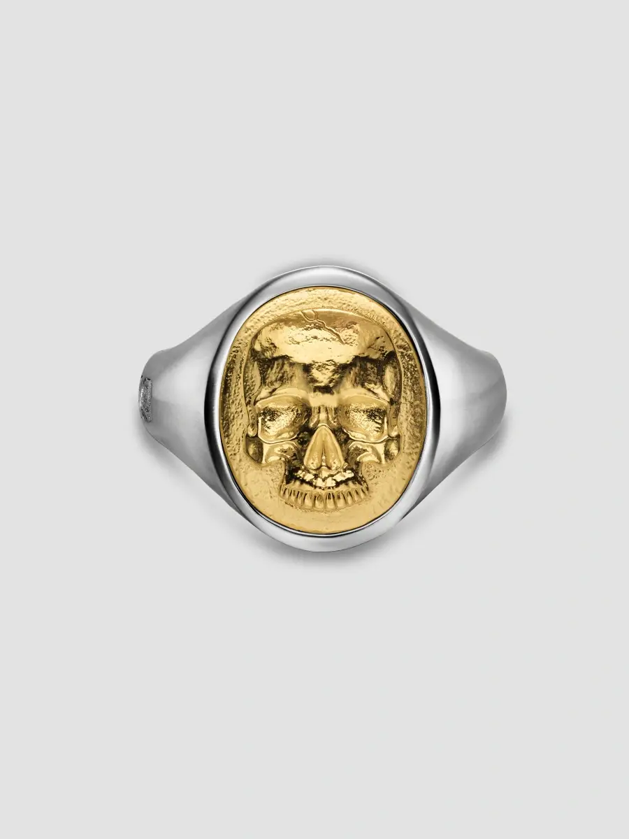 David Yurman Men's Memento Mori Skull Ring in Sterling Silver - Silver | Thumbnail 3 David Yurman Men's Memento Mori Skull Ring in Sterling Silver - Silver | Thumbnail 3