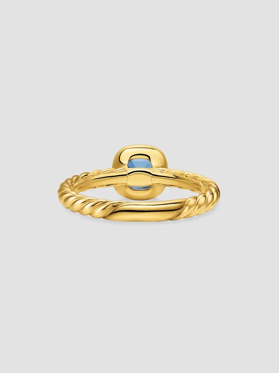 David Yurman Women's DY Mercer Color Cable Ring in 18K Yellow Gold | Thumbnail 5 David Yurman Women's DY Mercer Color Cable Ring in 18K Yellow Gold | Thumbnail 5