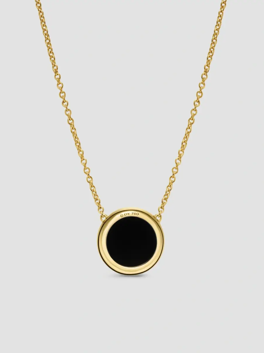 David Yurman Women's Sculpted Cable Pendant Necklace in 18K Yellow Gold | Thumbnail 3 David Yurman Women's Sculpted Cable Pendant Necklace in 18K Yellow Gold | Thumbnail 3