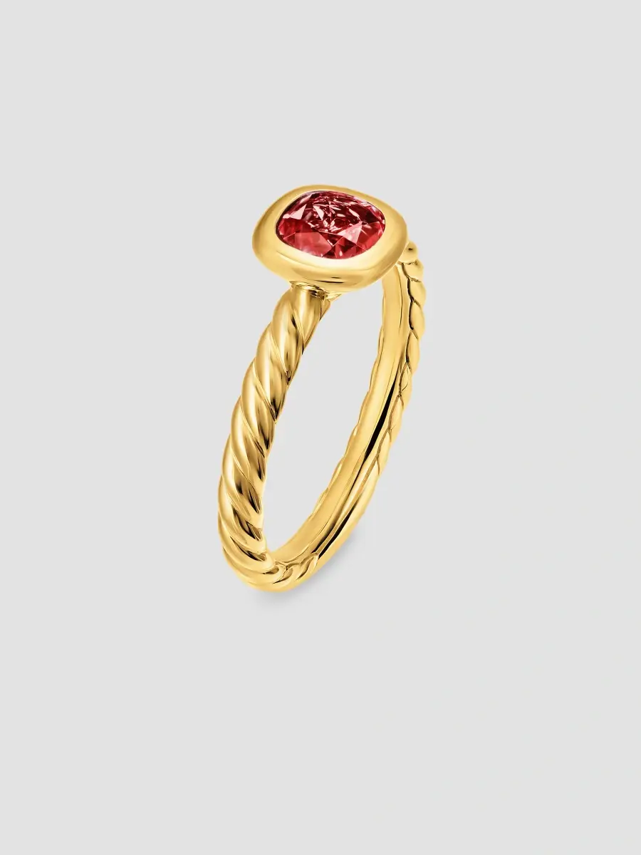 David Yurman Women's DY Mercer Color Cable Ring in 18K Yellow Gold | Thumbnail 2 David Yurman Women's DY Mercer Color Cable Ring in 18K Yellow Gold | Thumbnail 2