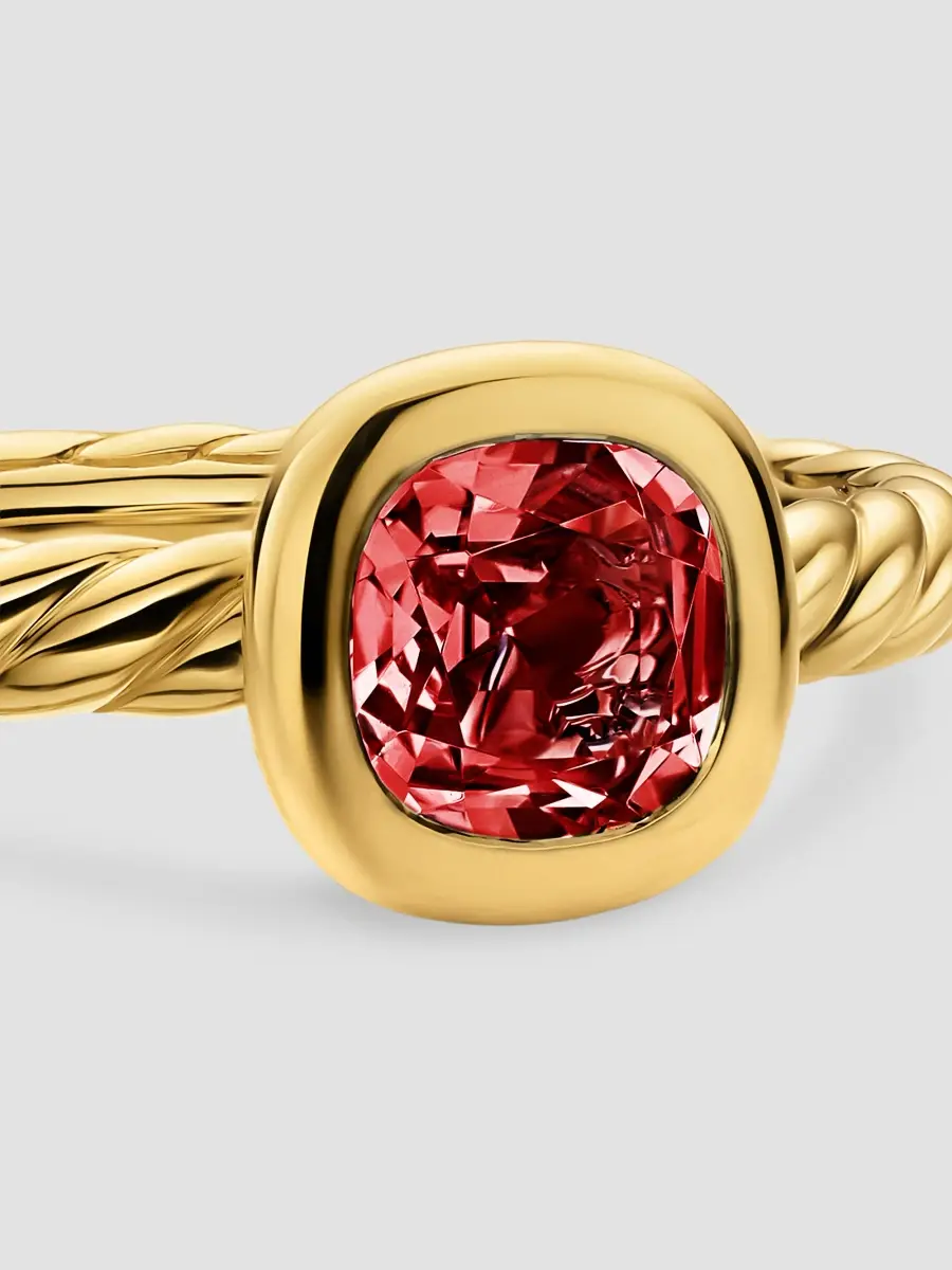 David Yurman Women's DY Mercer Color Cable Ring in 18K Yellow Gold | Thumbnail 4 David Yurman Women's DY Mercer Color Cable Ring in 18K Yellow Gold | Thumbnail 4