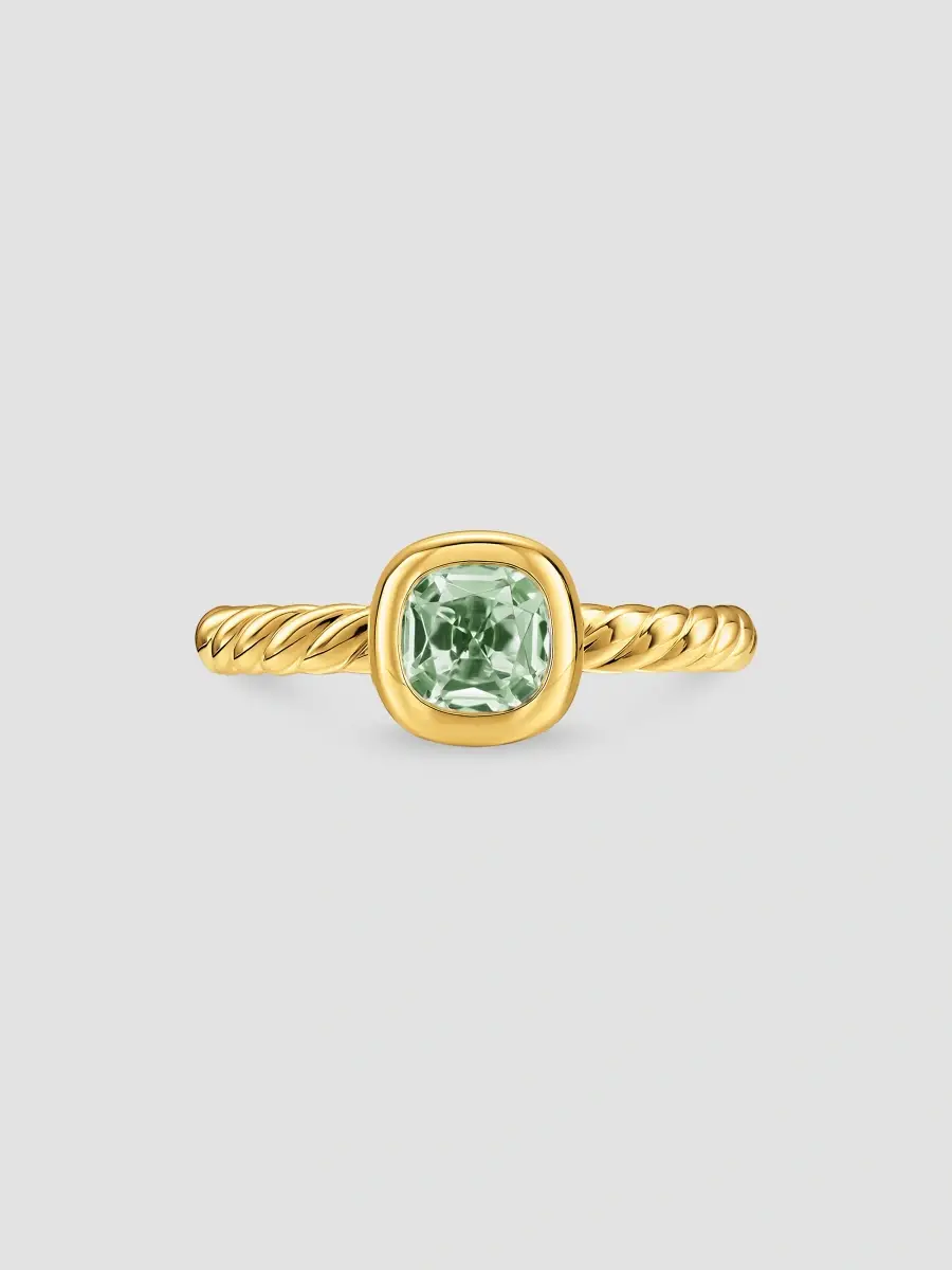 David Yurman Women's DY Mercer Color Cable Ring in 18K Yellow Gold | Thumbnail 3 David Yurman Women's DY Mercer Color Cable Ring in 18K Yellow Gold | Thumbnail 3