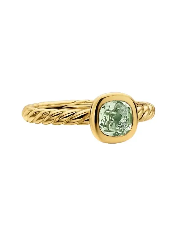 Women's DY Mercer Color Cable Ring in 18K Yellow Gold