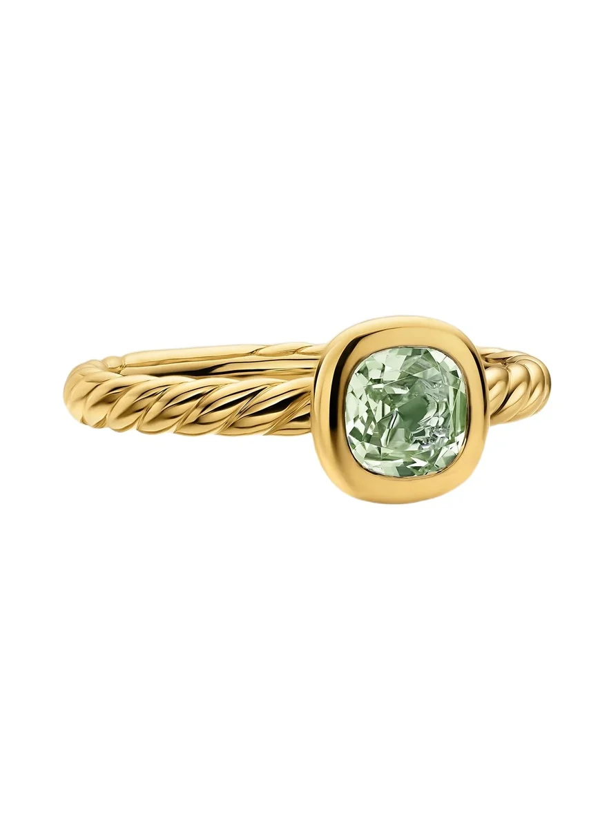 David Yurman Women's DY Mercer Color Cable Ring in 18K Yellow Gold