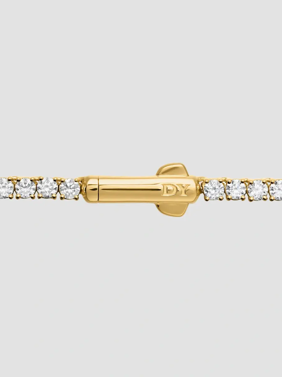David Yurman Women's Mini Tennis Necklace in 18K Yellow Gold | Thumbnail 5 David Yurman Women's Mini Tennis Necklace in 18K Yellow Gold | Thumbnail 5