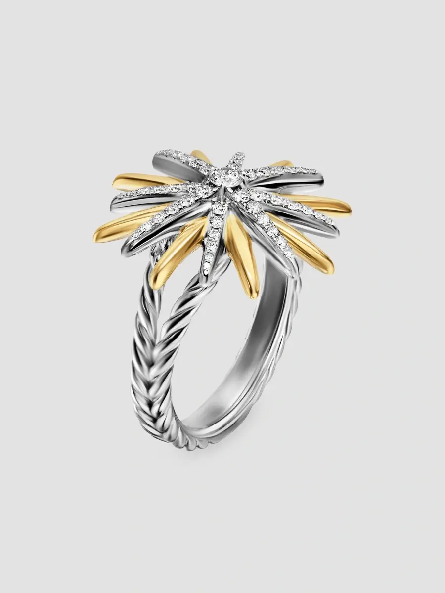 David Yurman Women's Starburst Ring in Sterling Silver - Silver Multi | Thumbnail 2 David Yurman Women's Starburst Ring in Sterling Silver - Silver Multi | Thumbnail 2