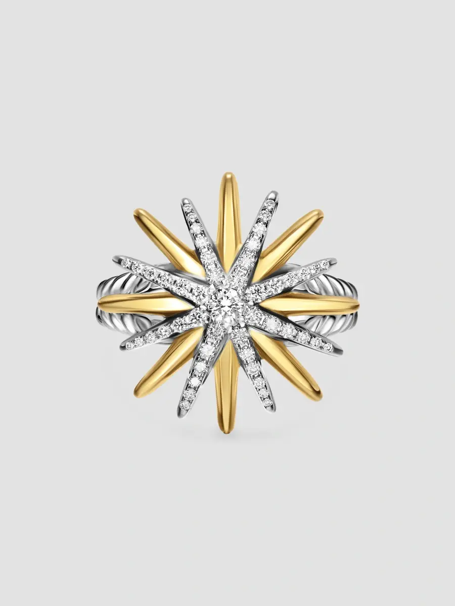 David Yurman Women's Starburst Ring in Sterling Silver - Silver Multi | Thumbnail 3 David Yurman Women's Starburst Ring in Sterling Silver - Silver Multi | Thumbnail 3
