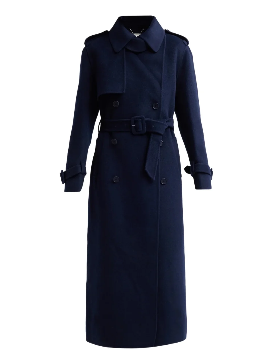 Women's Rumi Wool-Blend Belted Long Coat Women's Rumi Wool-Blend Belted Long Coat