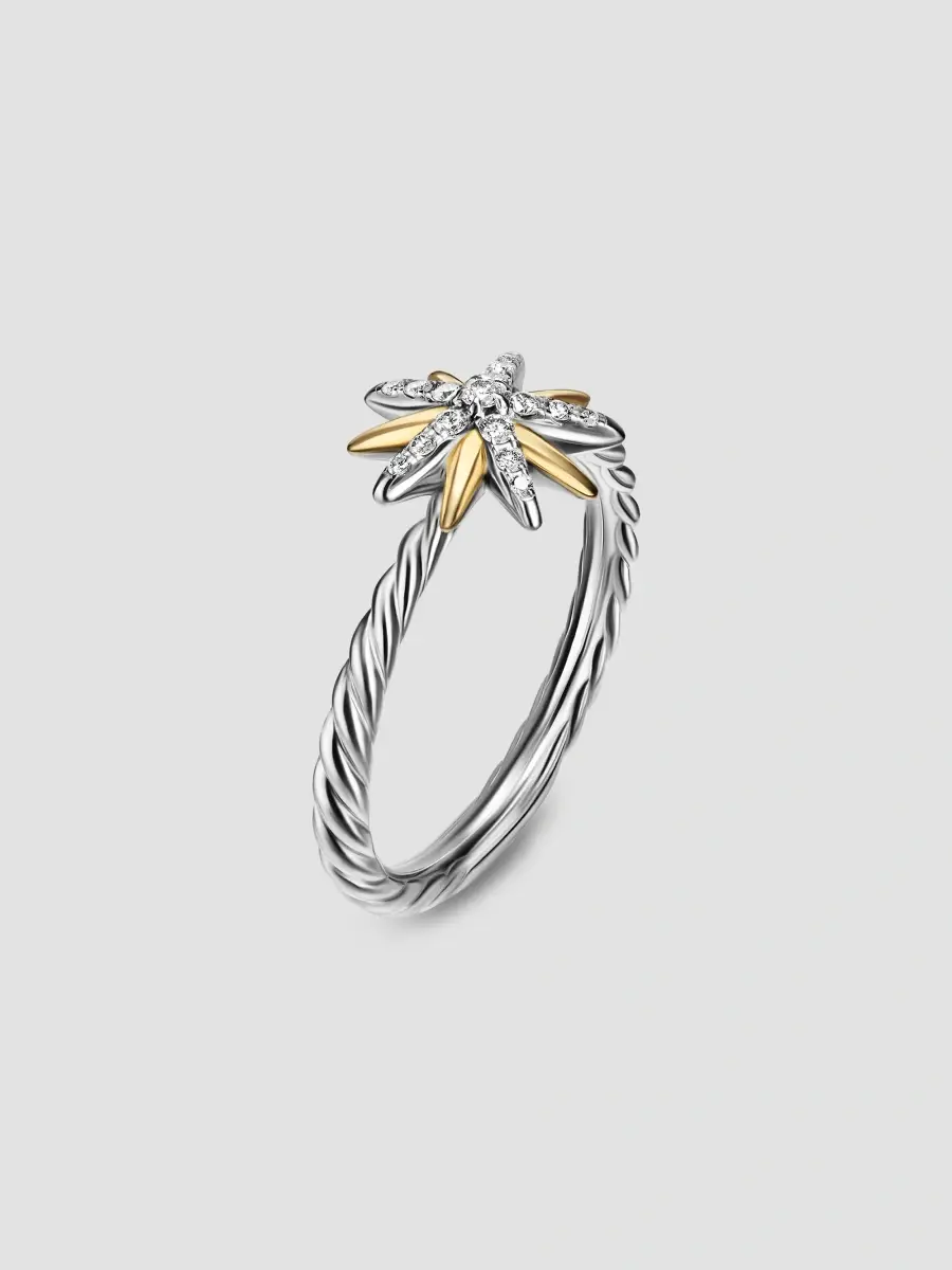 David Yurman Women's Starburst Ring in Sterling Silver - Silver Multi | Thumbnail 2