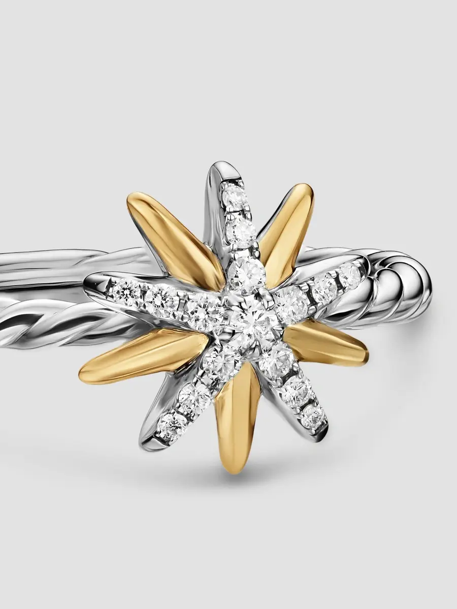 David Yurman Women's Starburst Ring in Sterling Silver - Silver Multi | Thumbnail 4