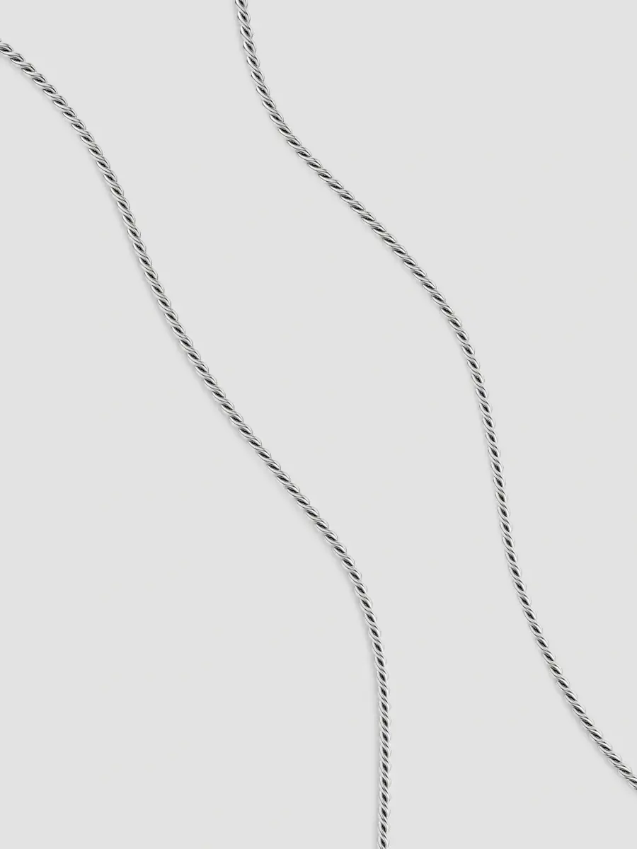 David Yurman Men's Sculpted Cable Chain Necklace in Sterling Silver, 2.7MM | Thumbnail 3 David Yurman Men's Sculpted Cable Chain Necklace in Sterling Silver, 2.7MM | Thumbnail 3