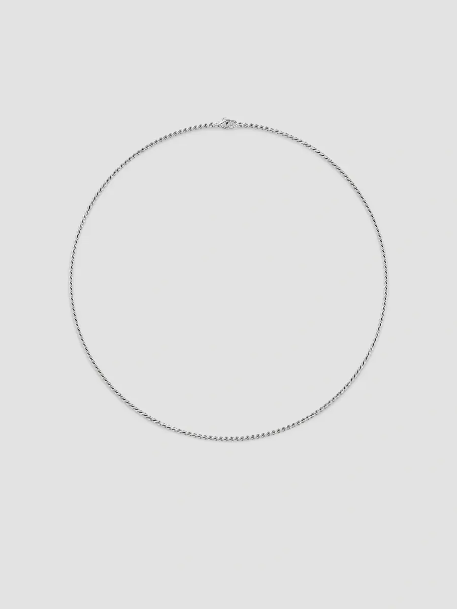 David Yurman Men's Sculpted Cable Chain Necklace in Sterling Silver, 2.7MM | Thumbnail 4 David Yurman Men's Sculpted Cable Chain Necklace in Sterling Silver, 2.7MM | Thumbnail 4