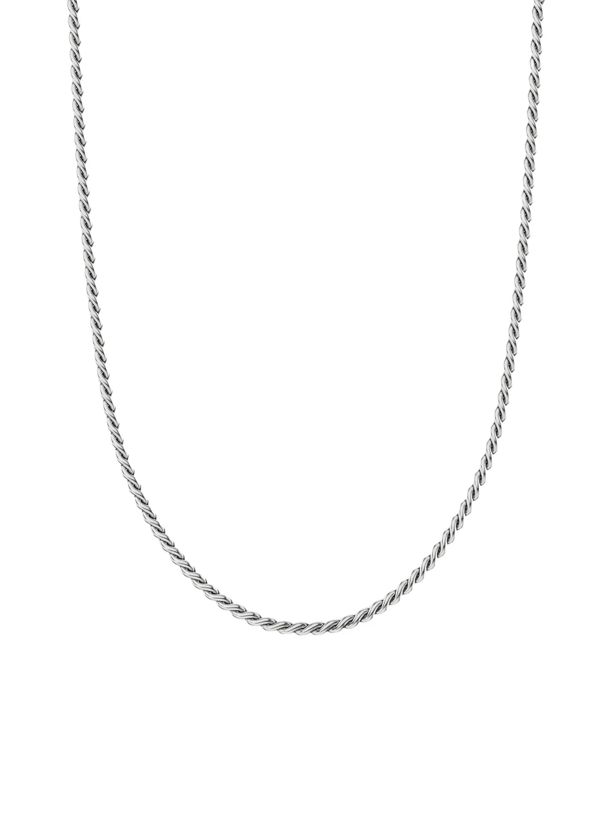 David Yurman Men's Sculpted Cable Chain Necklace in Sterling Silver, 2.7MM