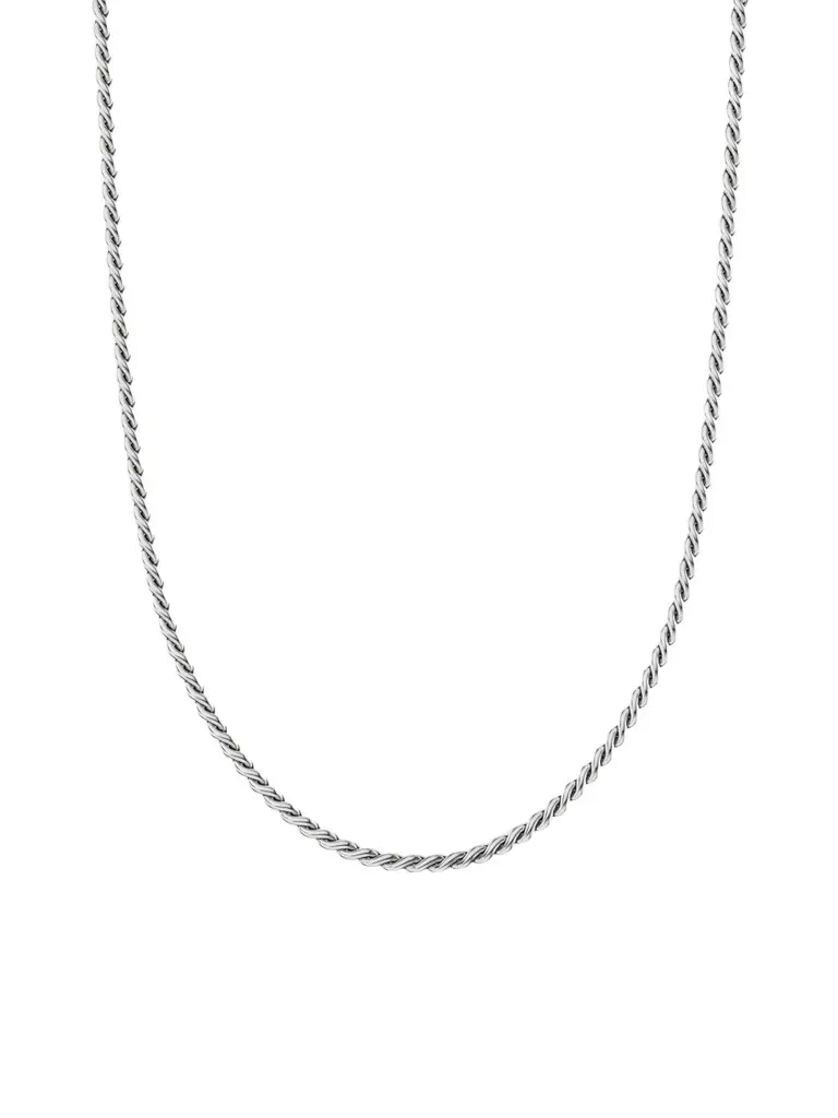 David Yurman Men's Sculpted Cable Chain Necklace in Sterling Silver, 2.7MM