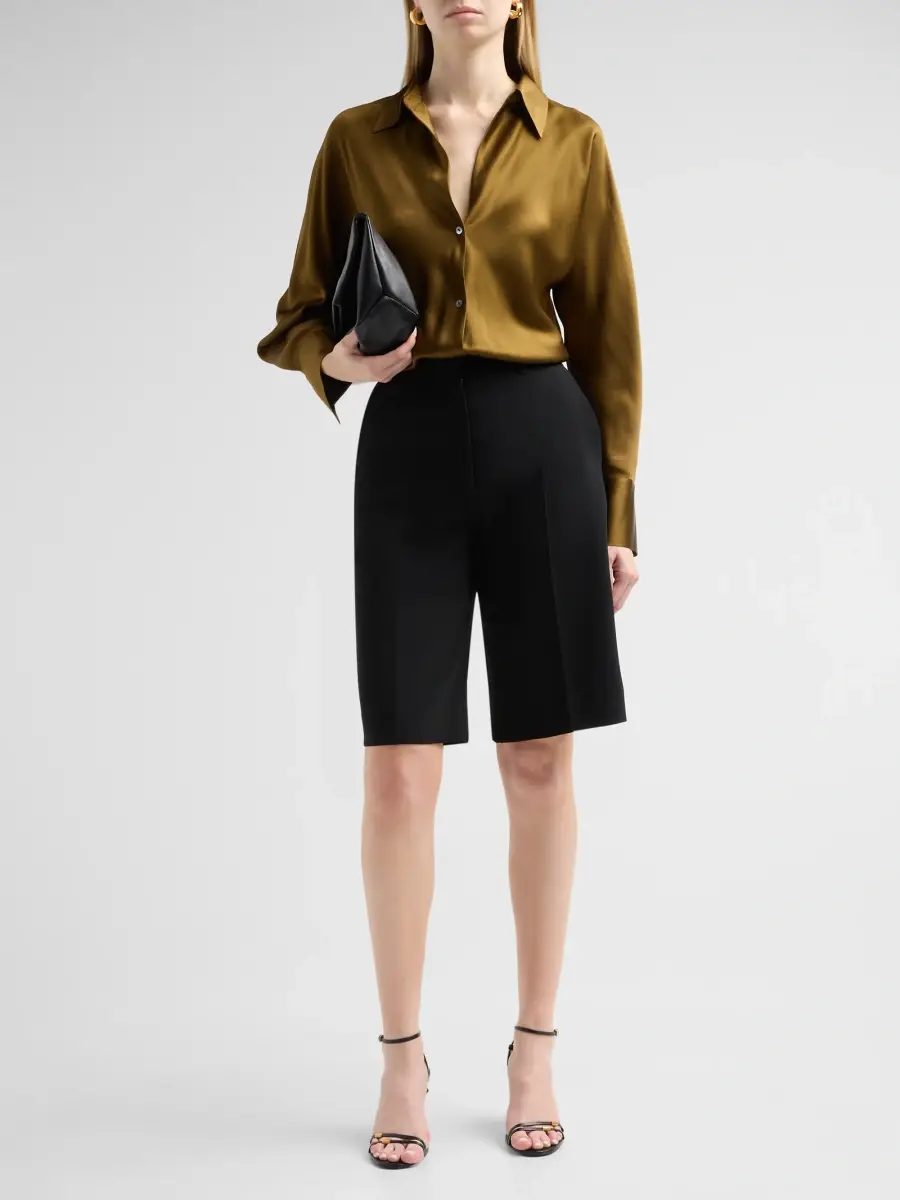 Vince Women's Silk Long-Sleeve Blouse | Thumbnail 2