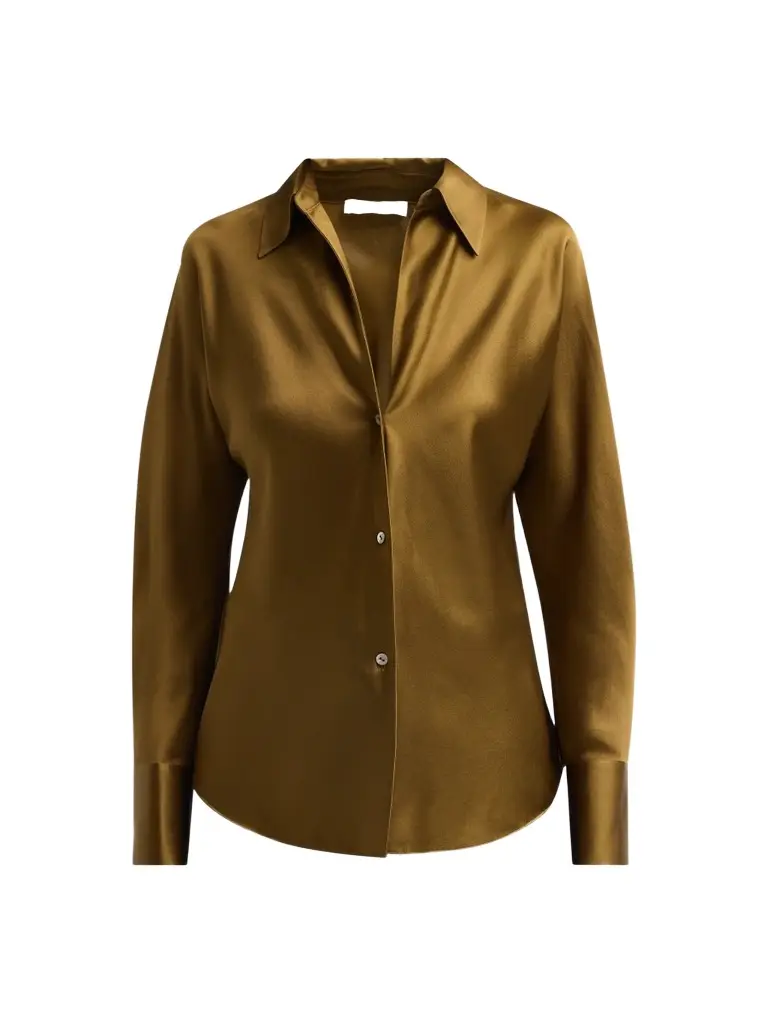 Women's Silk Long-Sleeve Blouse Women's Silk Long-Sleeve Blouse