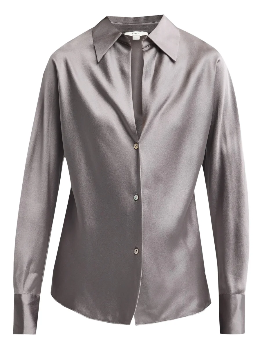 Women's Silk Long-Sleeve Blouse Women's Silk Long-Sleeve Blouse
