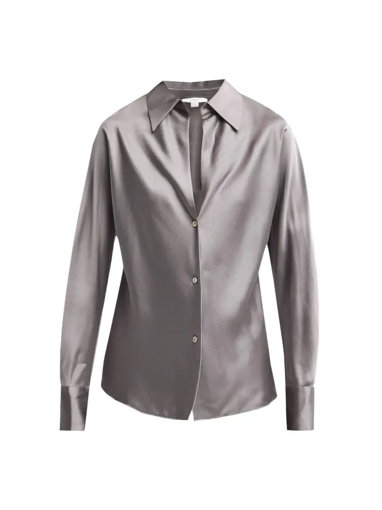Women's Silk Long-Sleeve Blouse Women's Silk Long-Sleeve Blouse
