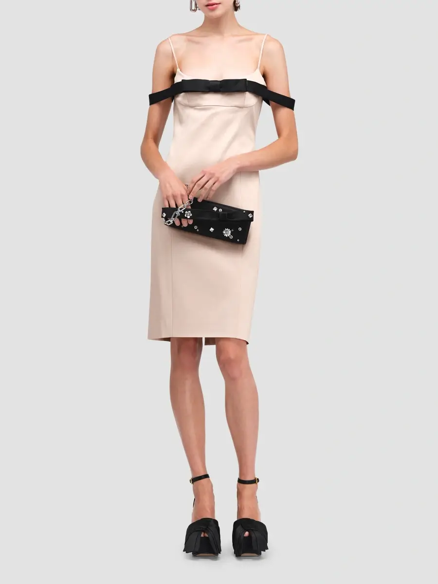 Marc Jacobs Women's Bow Off-Shoulder Mini Dress | Thumbnail 2 Marc Jacobs Women's Bow Off-Shoulder Mini Dress | Thumbnail 2