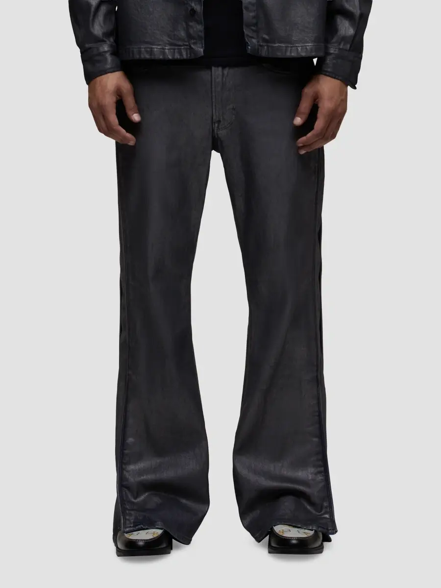 Hudson Jeans Men's Walker Track Coated Stretch-Cotton Jeans | Thumbnail 4 Hudson Jeans Men's Walker Track Coated Stretch-Cotton Jeans | Thumbnail 4