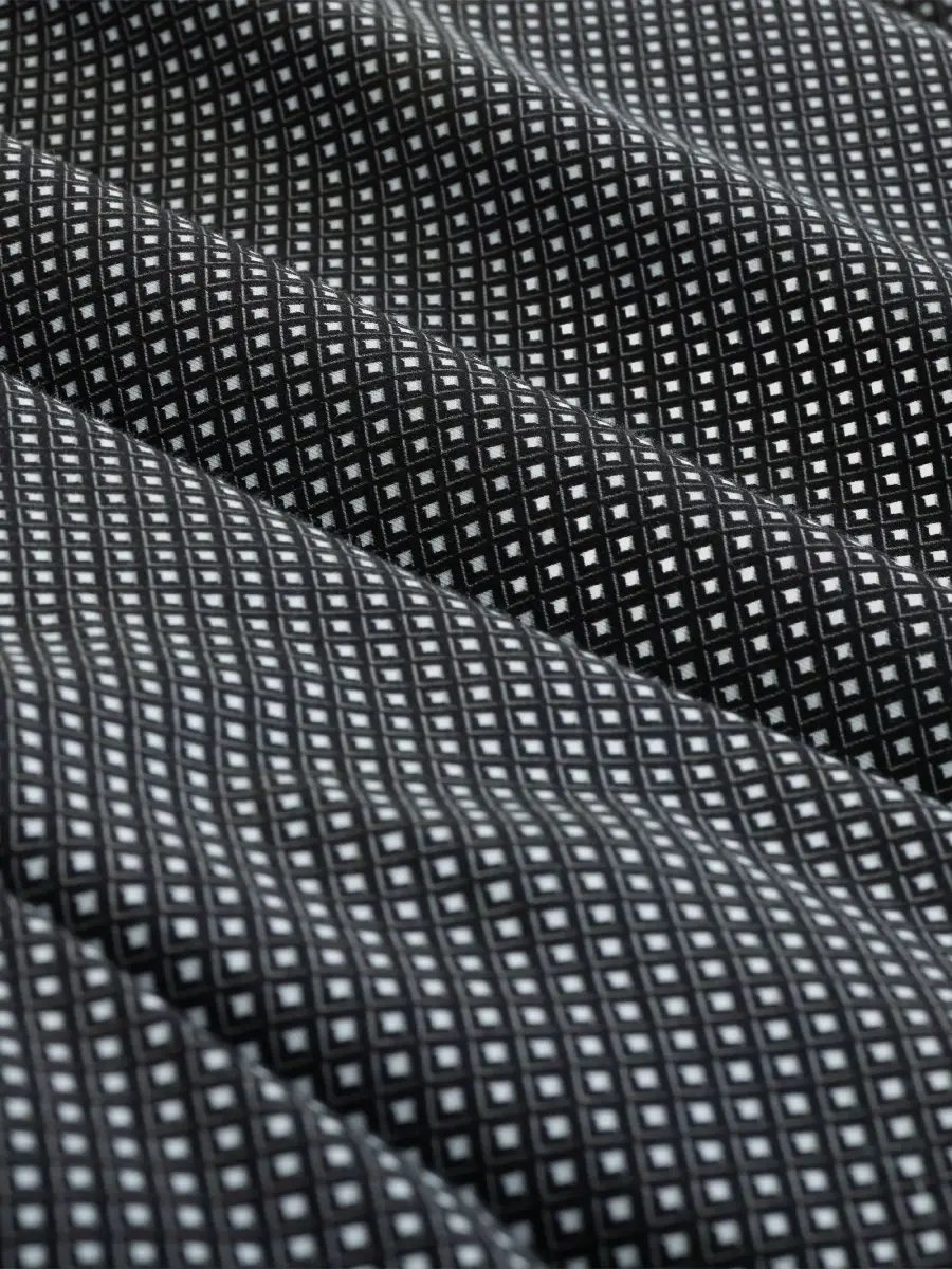 Bugatchi Men's James Geometric Diamond Check Stretch-Cotton Button-Front Shirt | Thumbnail 6 Bugatchi Men's James Geometric Diamond Check Stretch-Cotton Button-Front Shirt | Thumbnail 6