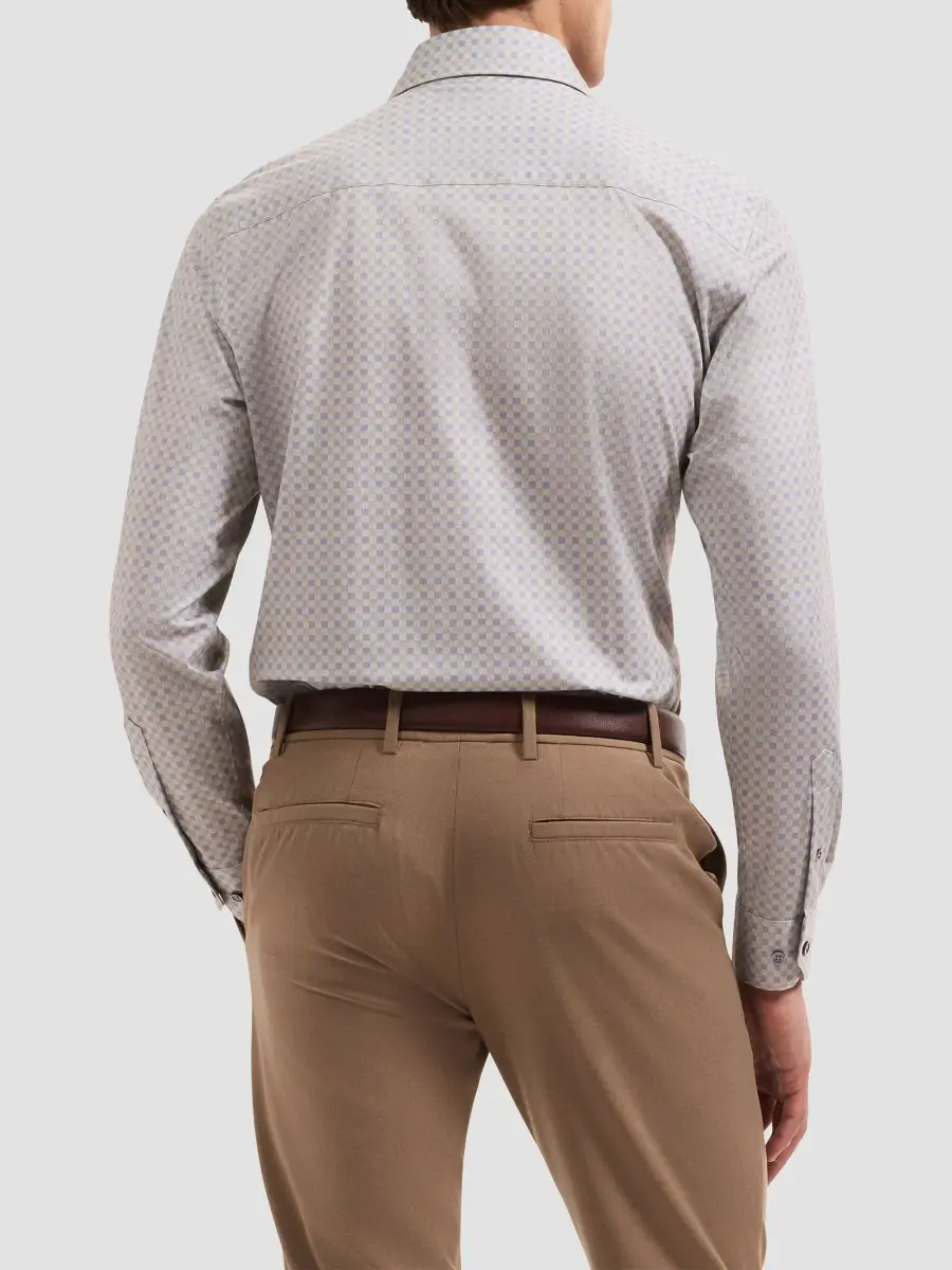 Bugatchi Men's James Gingham Textured Stretch-Cotton Button-Front Shirt | Thumbnail 3 Bugatchi Men's James Gingham Textured Stretch-Cotton Button-Front Shirt | Thumbnail 3