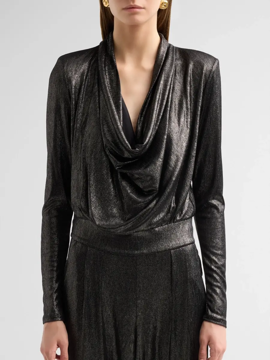Ramy Brook Women's Eden Lamé Draped Jumpsuit | Thumbnail 5 Ramy Brook Women's Eden Lamé Draped Jumpsuit | Thumbnail 5