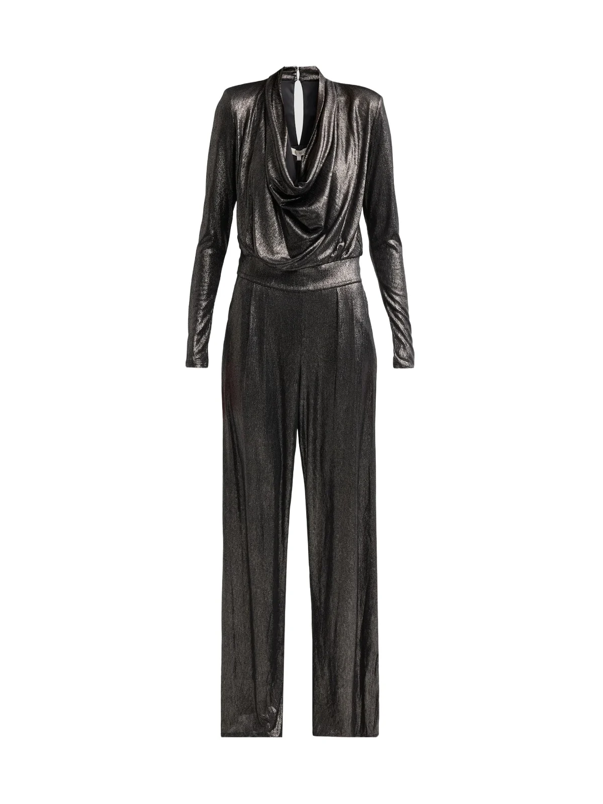 Ramy Brook Women's Eden Lamé Draped Jumpsuit