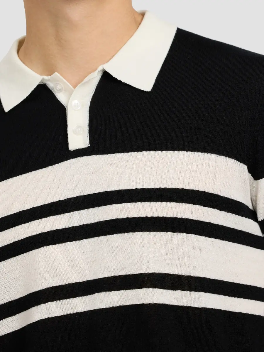 Onia Men's Merino Wool Long-Sleeve Polo Shirt | Thumbnail 5 Onia Men's Merino Wool Long-Sleeve Polo Shirt | Thumbnail 5