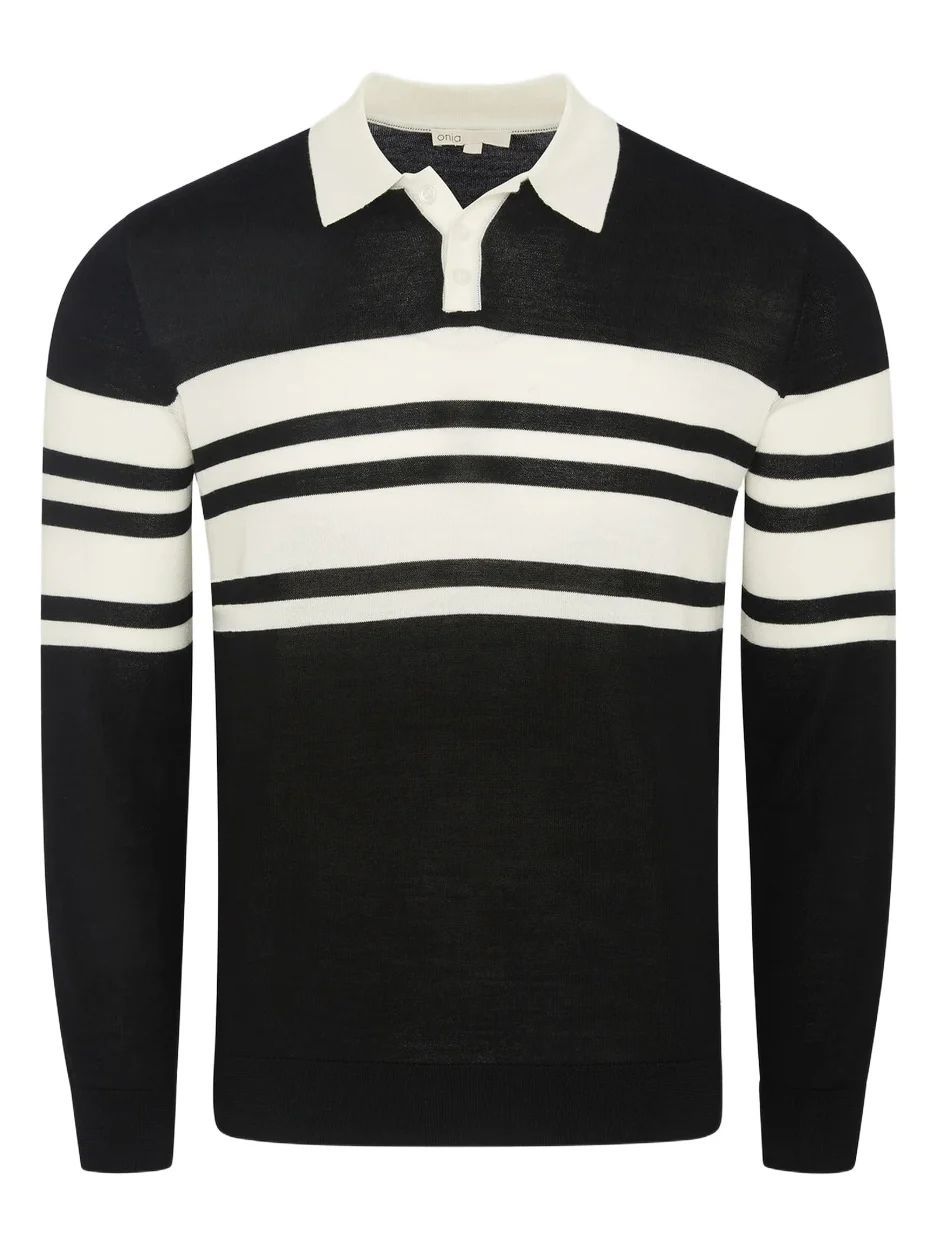 Men's Merino Wool Long-Sleeve Polo Shirt Men's Merino Wool Long-Sleeve Polo Shirt
