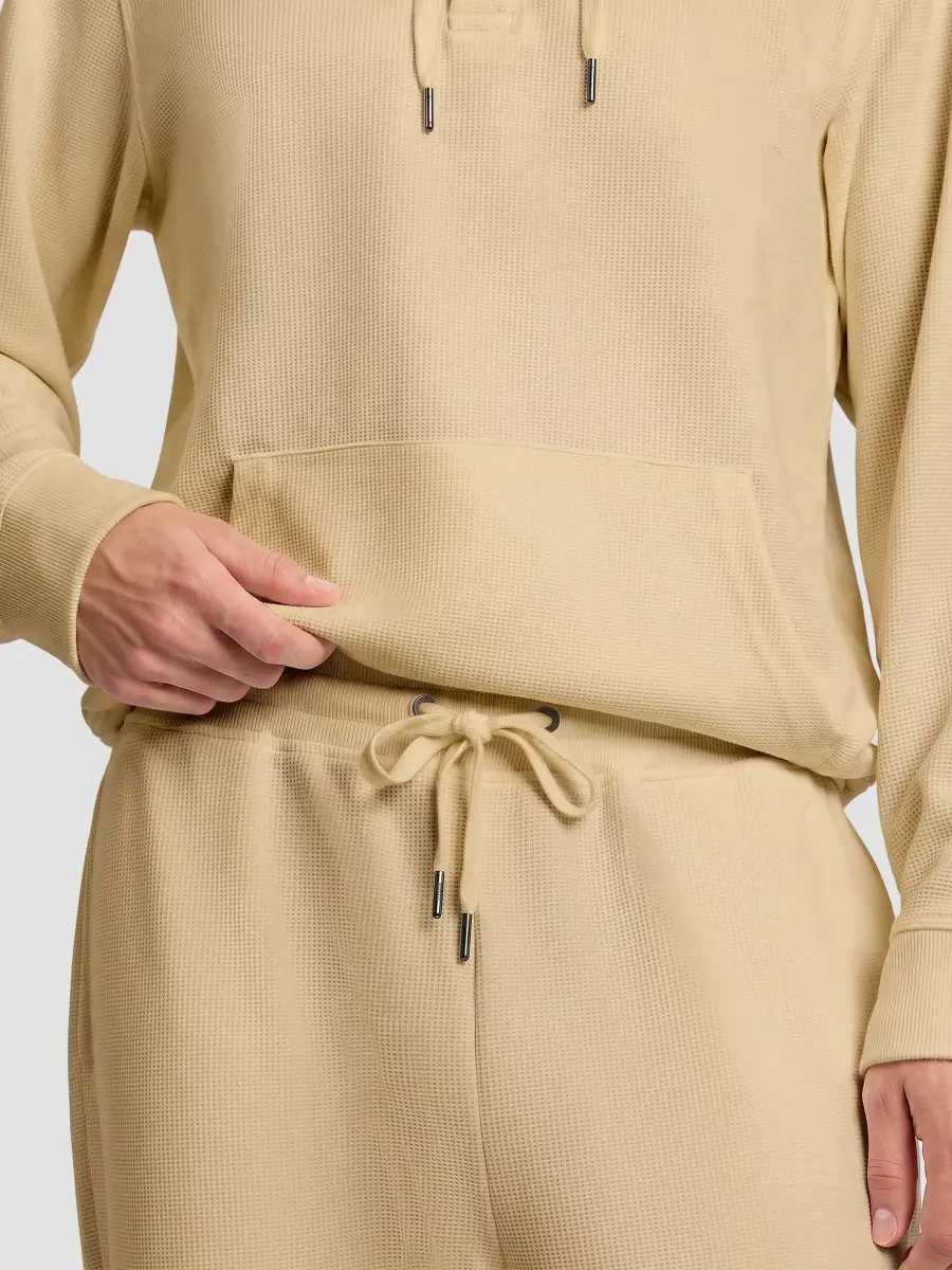 Onia Men's Waffle Half Button Hoodie | Thumbnail 5 Onia Men's Waffle Half Button Hoodie | Thumbnail 5