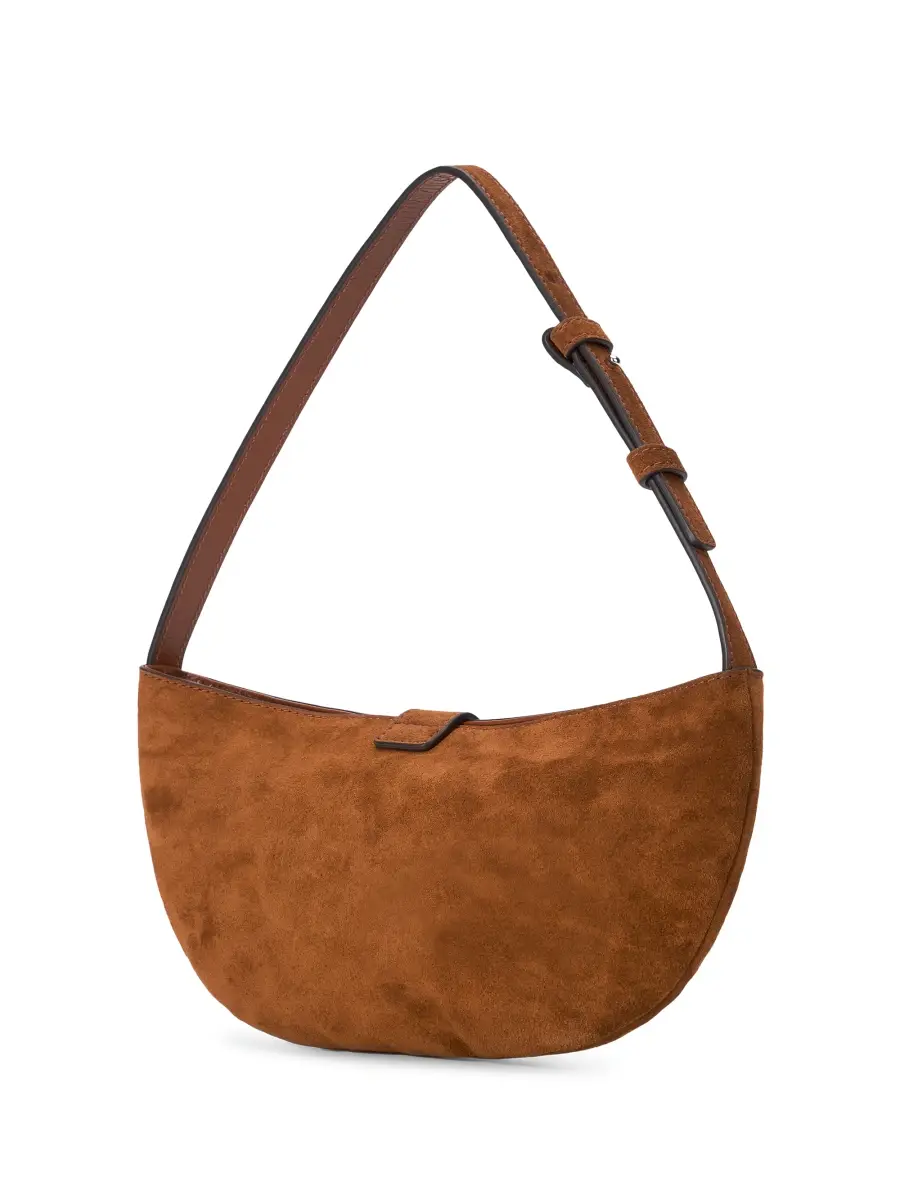 Staud Women's Harlow Crescent Suede Shoulder Bag | Thumbnail 2