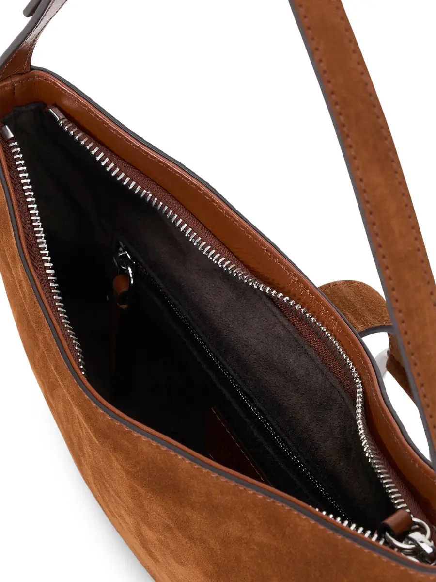 Staud Women's Harlow Crescent Suede Shoulder Bag | Thumbnail 4