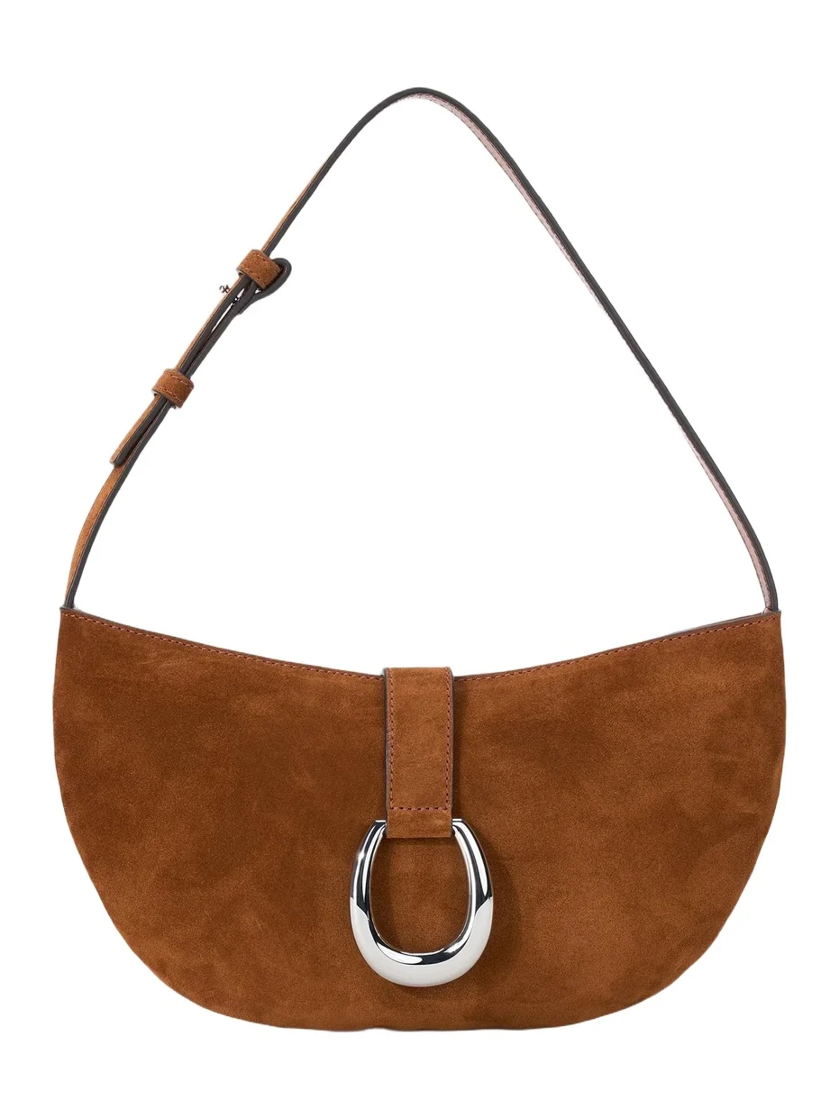 Women's Harlow Crescent Suede Shoulder Bag Women's Harlow Crescent Suede Shoulder Bag