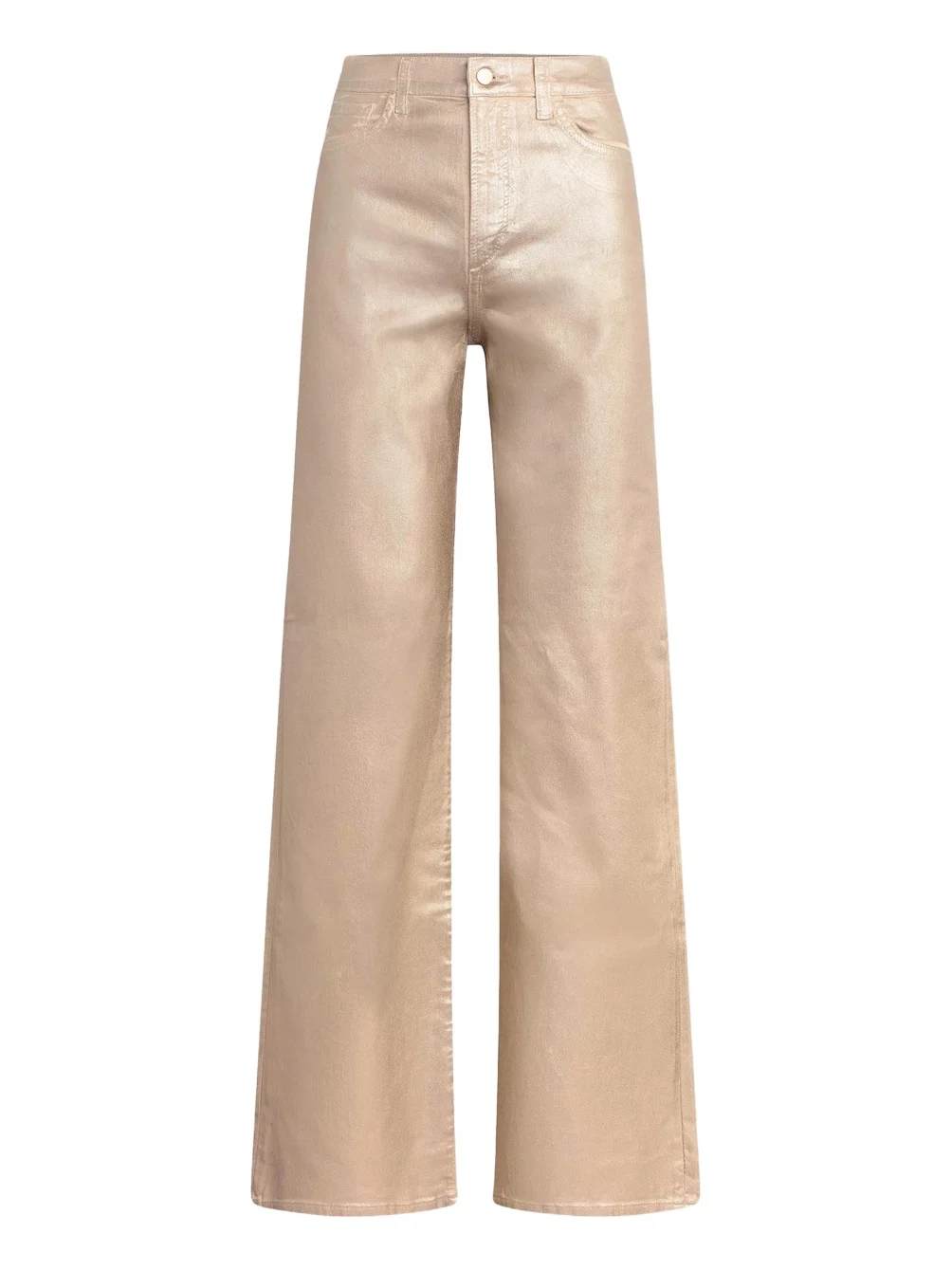Joe's Jeans Women's Mia Foiled Cotton High-Rise Wide-Leg Jeans