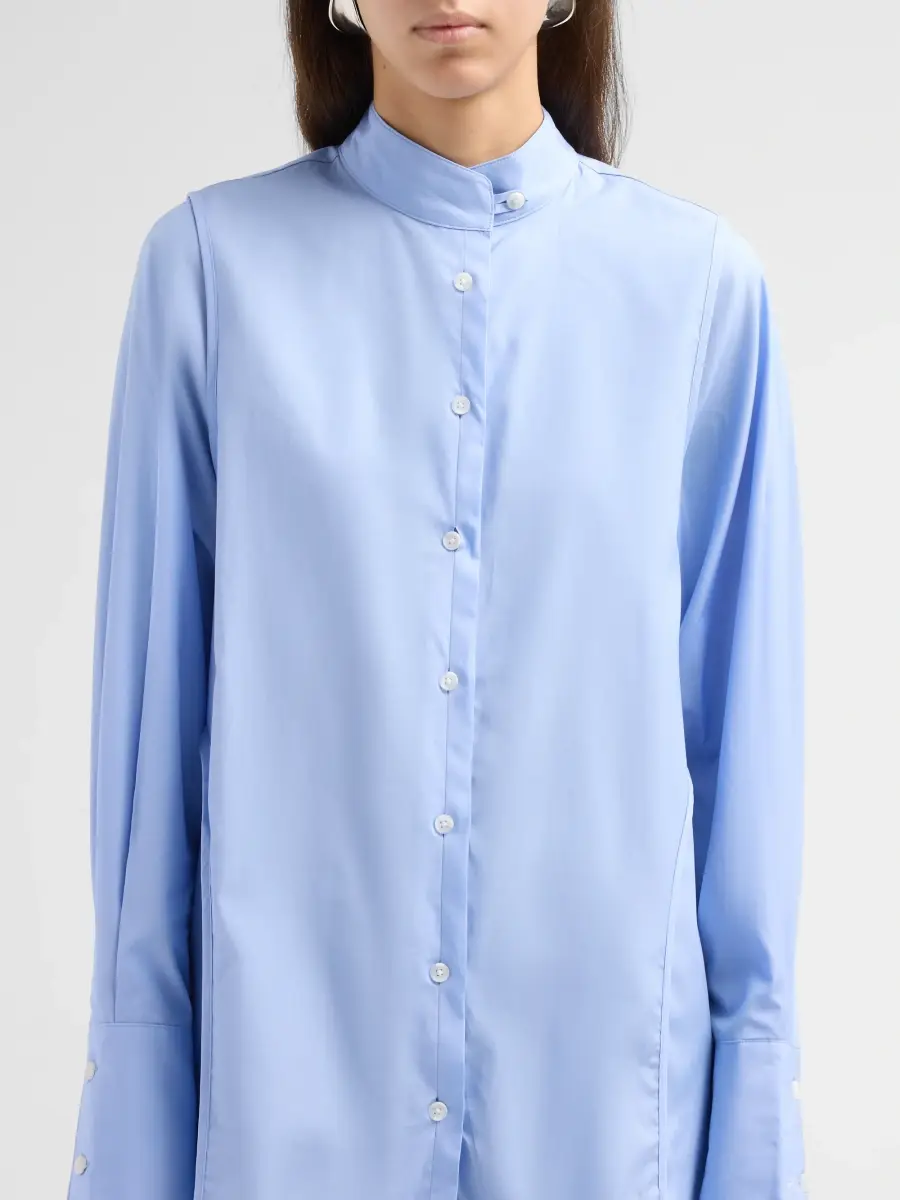 rag & bone Women's Vala Band-Collar Poplin Shirt | Thumbnail 5 rag & bone Women's Vala Band-Collar Poplin Shirt | Thumbnail 5