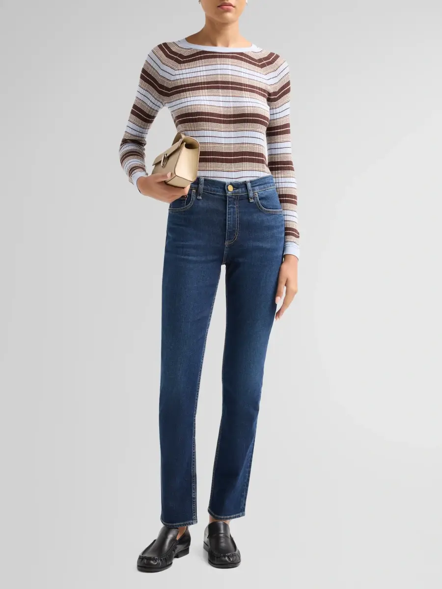 rag & bone Women's Teresa Striped Silk-Blend Top | Thumbnail 2 rag & bone Women's Teresa Striped Silk-Blend Top | Thumbnail 2