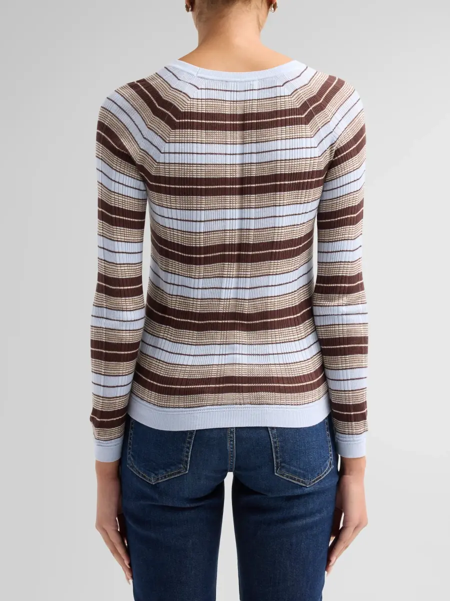 rag & bone Women's Teresa Striped Silk-Blend Top | Thumbnail 3 rag & bone Women's Teresa Striped Silk-Blend Top | Thumbnail 3