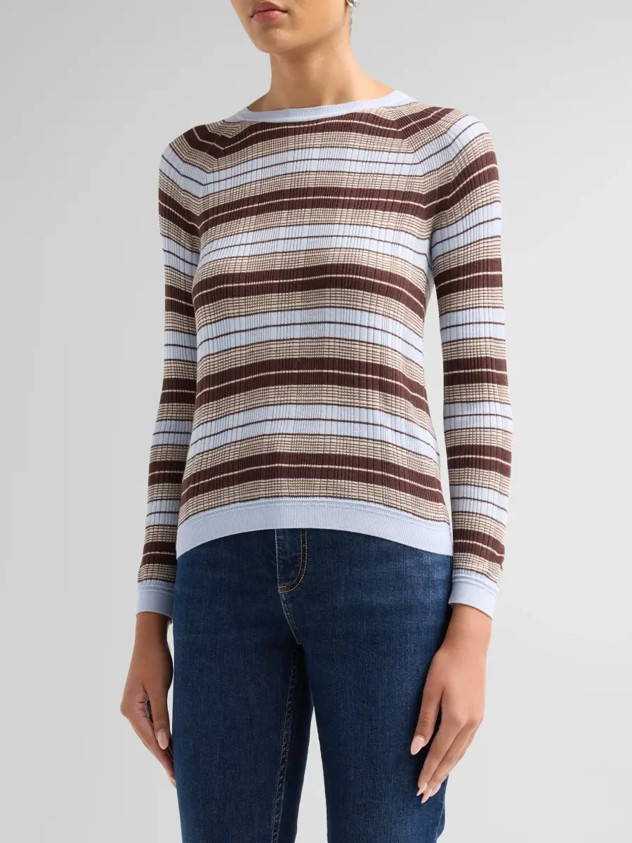 rag & bone Women's Teresa Striped Silk-Blend Top | Thumbnail 4 rag & bone Women's Teresa Striped Silk-Blend Top | Thumbnail 4