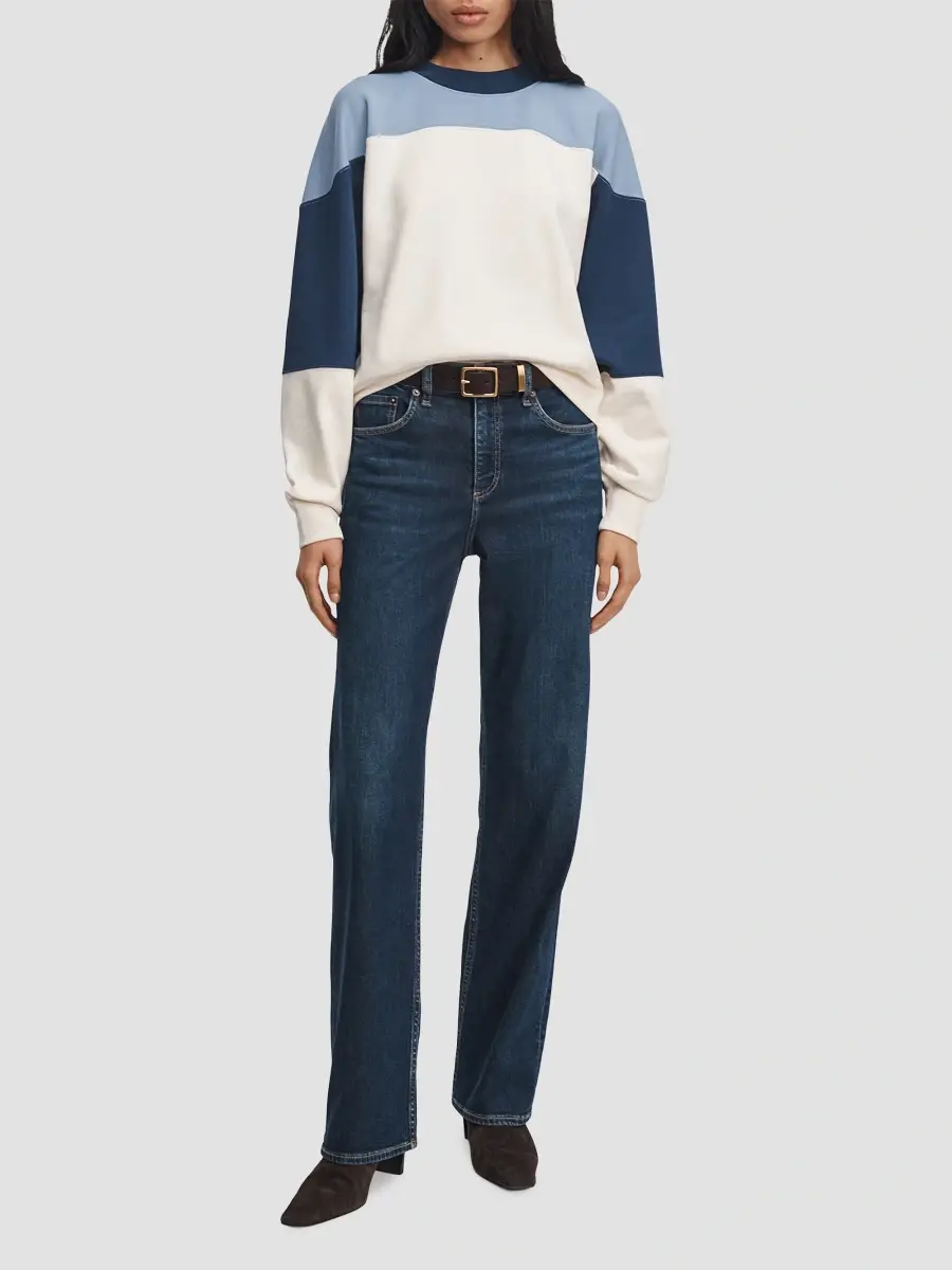 rag & bone Women's The Everyday Terry Seamed Sweatshirt | Thumbnail 2