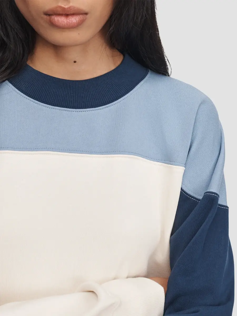 rag & bone Women's The Everyday Terry Seamed Sweatshirt | Thumbnail 5