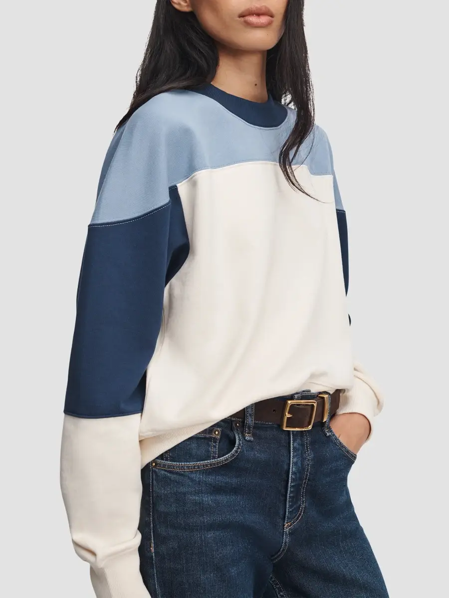 rag & bone Women's The Everyday Terry Seamed Sweatshirt | Thumbnail 6