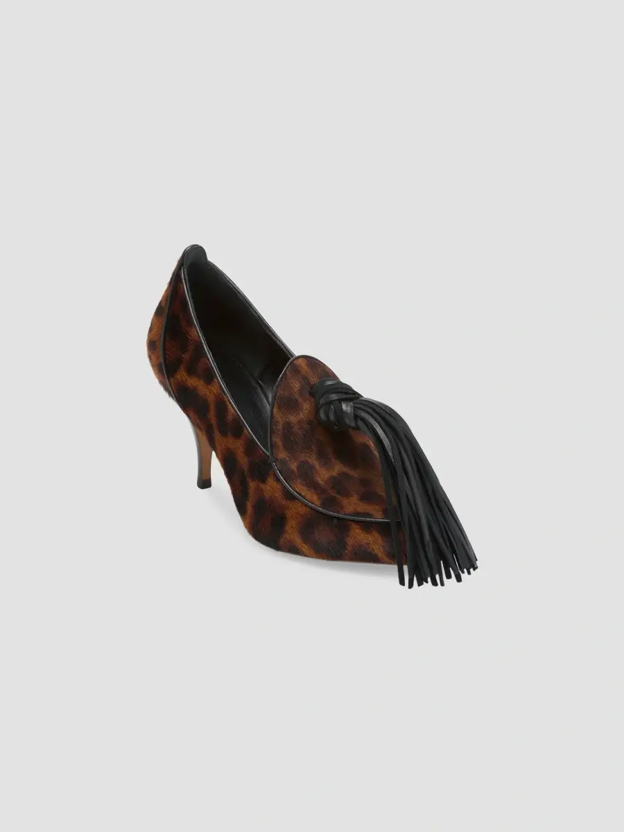 Ulla Johnson Women's Agata Tasseled Calf Hair Pumps | Thumbnail 2 Ulla Johnson Women's Agata Tasseled Calf Hair Pumps | Thumbnail 2