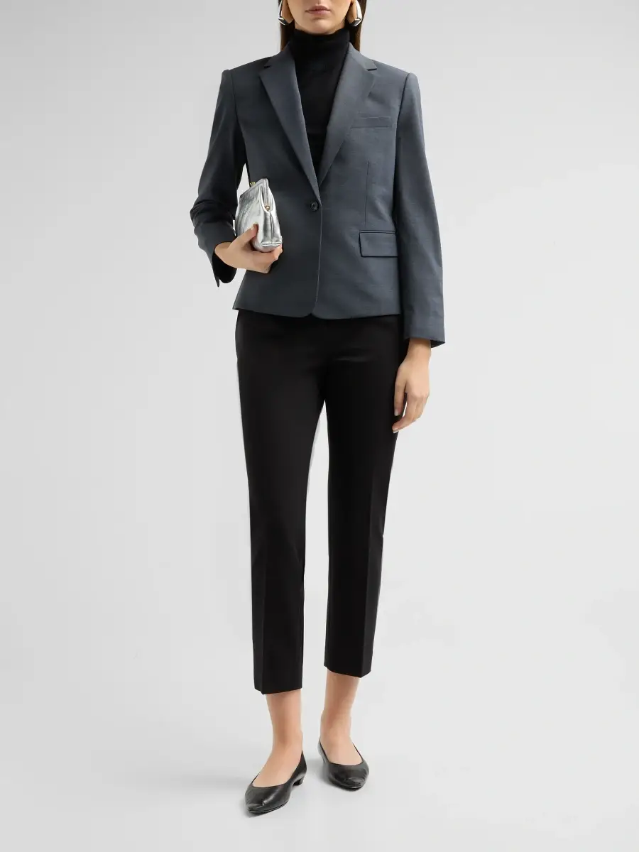 Theory Women's Treeca Slim-Fit Crop Trousers | Thumbnail 2 Theory Women's Treeca Slim-Fit Crop Trousers | Thumbnail 2