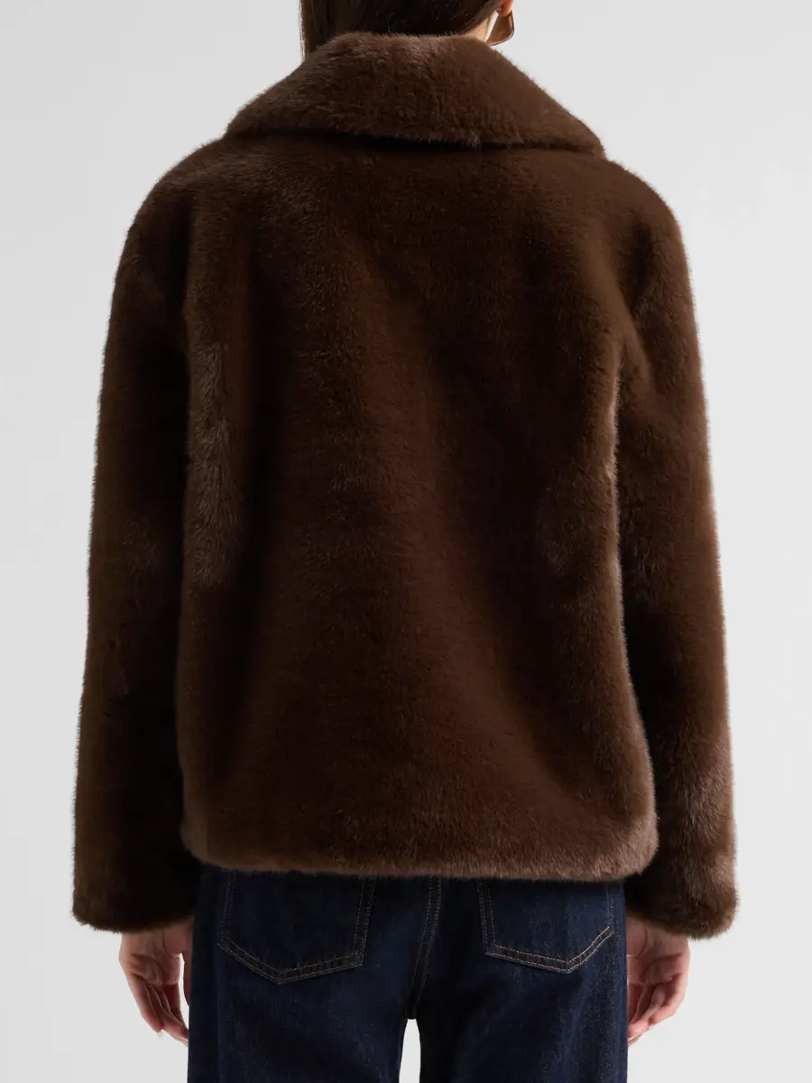 Milly Women's Harlow Faux Mink Coat | Thumbnail 3 Milly Women's Harlow Faux Mink Coat | Thumbnail 3