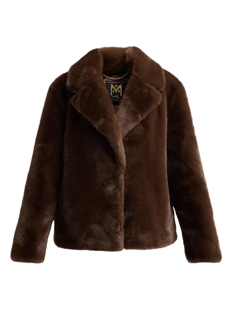 Milly Women's Harlow Faux Mink Coat